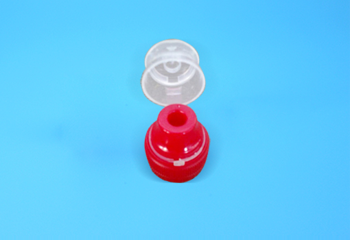 28mm plastic bottle cap with double safty ring