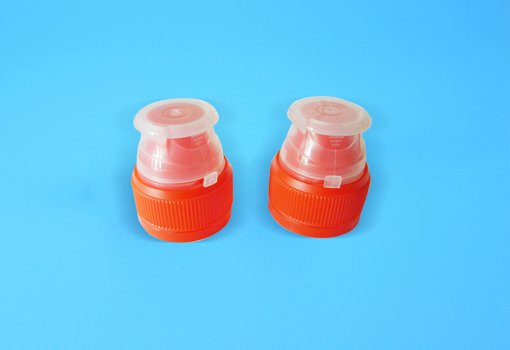 28mm plastic bottle cap with double safty ring