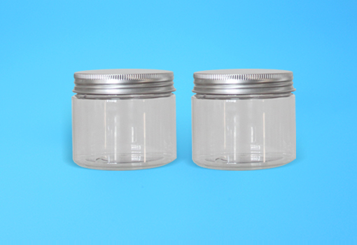 Hot sale 150ml PET plastic jar with Aluminum screw cap