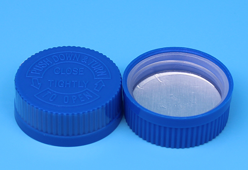 Hot sale plastic Child Resistant cap 38mm for Plastic bottle
