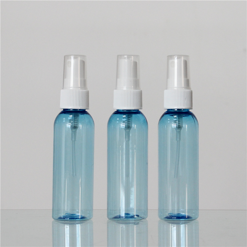 60ml PET small plastic perfume spray bottle with screw cap