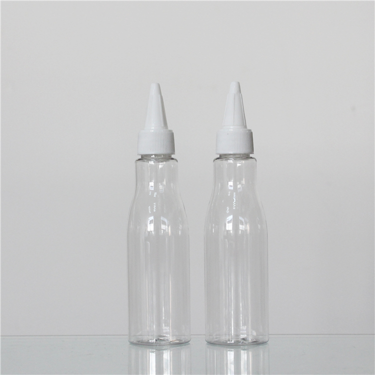 Free samples 100ml round plastic bottle for cosmetic