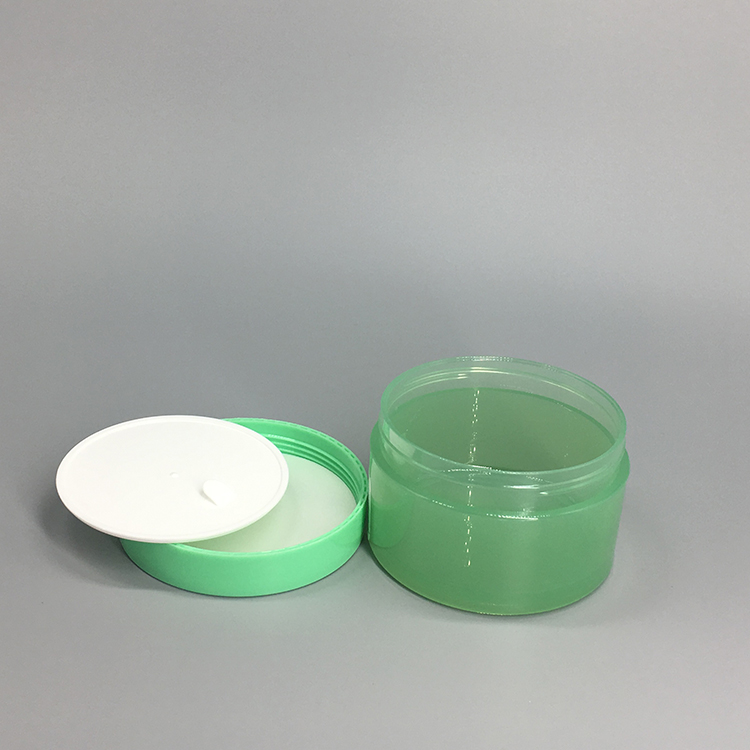 High end cosmetic packaging plastic 200g empty cream PET jar