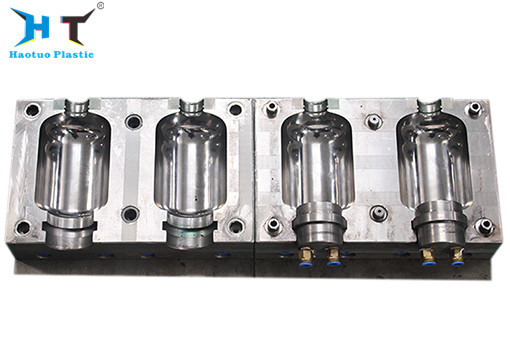 2 Cavity Plastic Pet Blowing Bottle Mould For Fruit Juice Carbonated Beverage Bottles