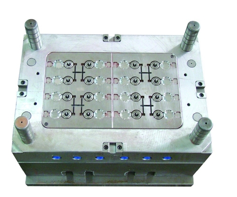 Stainless Steel Plastic Cap Mould 16 Cavity , Hot Runner water bottle cap mould