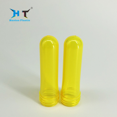 24mm Neck 25g Transparen Yellow PET Plastic Cosmetic Bottle Preform