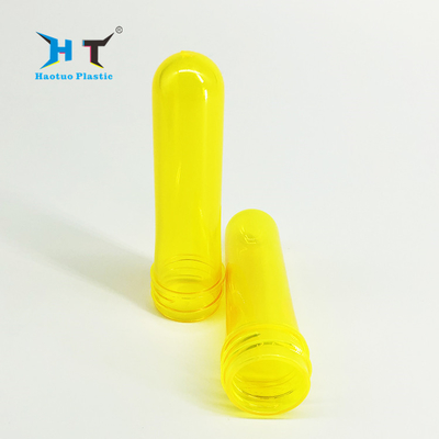 24mm Neck 25g Transparen Yellow PET Plastic Cosmetic Bottle Preform