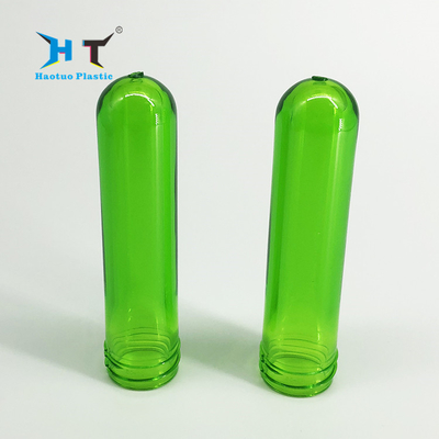 Beauty Transparent Green Pet Preform , Lightweight Pet Bottle Preform