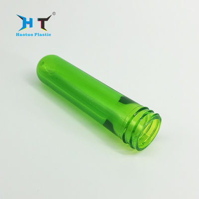 Beauty Transparent Green Pet Preform , Lightweight Pet Bottle Preform