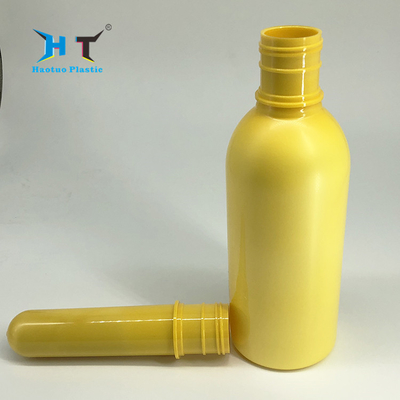 Food Grade Water Bottle Preform 37 Mm Logo Printing 73 Gram With Lids