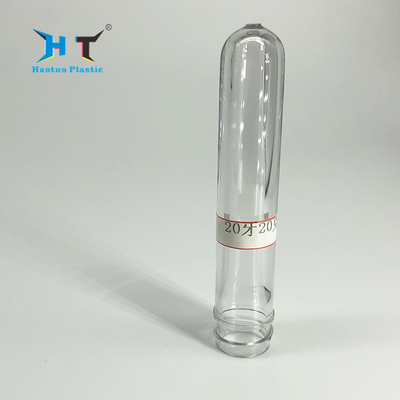 20mm Neck 20 / 410 Plastic PET Preform 101 Mm Length For Cosmetic Packing