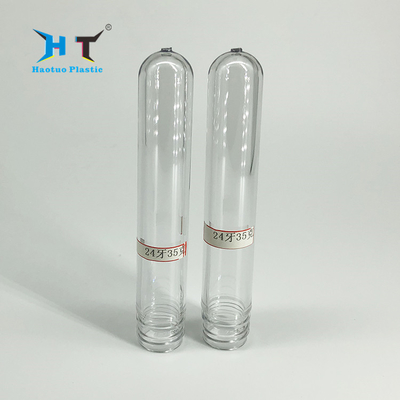 35g 24/410 Neck Clear Color Blowing Cosmetic PET Hand Wash Bottles Preform