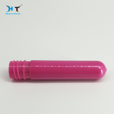 Custom Circular Plastic PET Preform 24mm 32g For Cosmetic Plastic Bottle