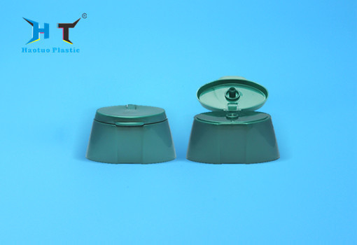 26mm Neck Size Double Color Shampoo Bottle Cover Plastic Flip Top Caps
