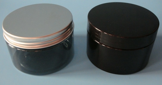 200ml Frosted Color PET Plastic Jars Smooth Surface With PP Or Aluminum Cap
