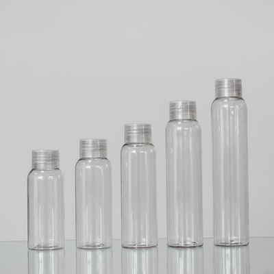 20mm Neck Size Round 60/70/80/100/120ml Spray Clear Plastic Cosmetic Bottle