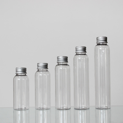 20mm Neck Size Round 60/70/80/100/120ml Spray Clear Plastic Cosmetic Bottle