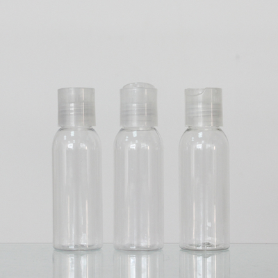 Clear PET 80ml Capacity Custom Color Plastic Cream Cosmetic Bottles