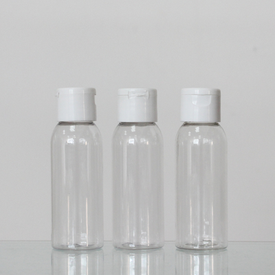 Clear PET 80ml Capacity Custom Color Plastic Cream Cosmetic Bottles