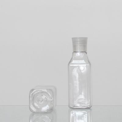 Any Color Square 80ml Olive Oil Plastic Cosmetic Bottle For Lotion