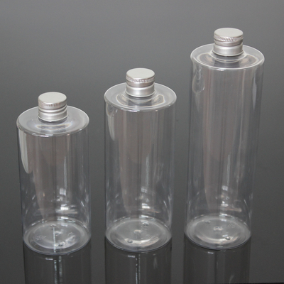 350/400/500 /750ml Round Shape Solid Custom Color Plastic Pump Cosmetic Bottle