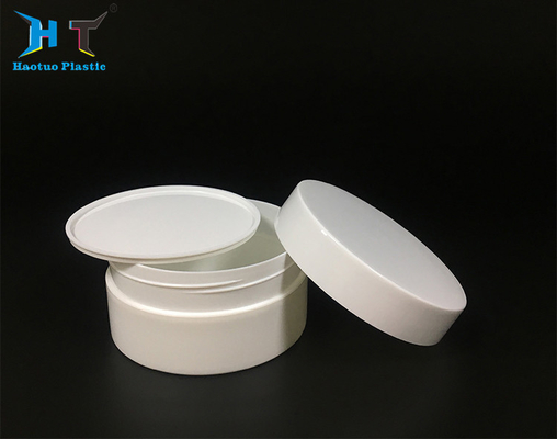 ECO Friendly Small Plastic Jars 300 Gram Label Sticker With Screw Cap