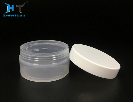 Lightweight Clear Plastic Wide Mouth Jars PP Material Easy Storage