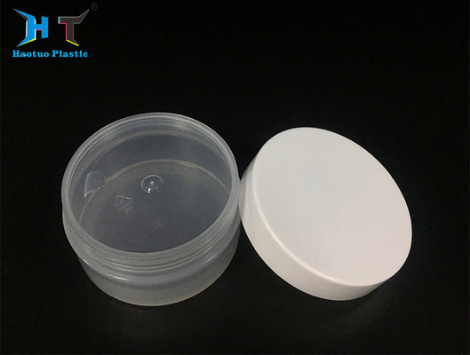 Lightweight Clear Plastic Wide Mouth Jars PP Material Easy Storage