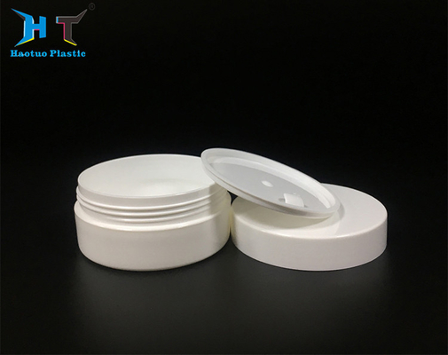 Empty PP Plastic Jars 80ml , Waterproof Round Matte Single Wall Jars
