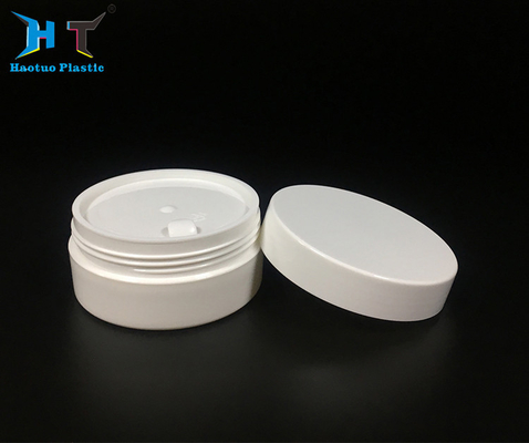 Empty PP Plastic Jars 80ml , Waterproof Round Matte Single Wall Jars