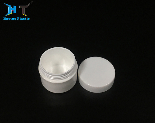 10 Ml Capacity Small Plastic Screw Top Jars 32 Mm Dia Silk Screen Printing