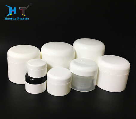Round PP Plastic Jars Printing Or Labeling Logo For Skin Care Cream
