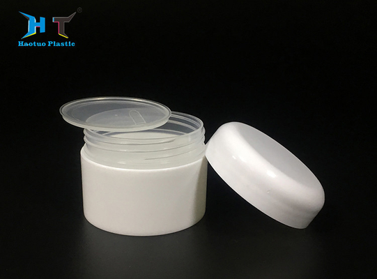 Round PP Plastic Jars Printing Or Labeling Logo For Skin Care Cream