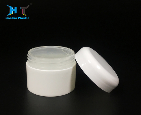 Round PP Plastic Jars Printing Or Labeling Logo For Skin Care Cream