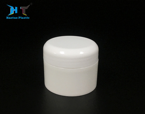 Round PP Plastic Jars Printing Or Labeling Logo For Skin Care Cream