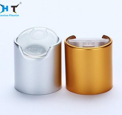 Coat Shampoo Lotion Bottle Caps 24mm Shiny Silver And Gold Aluminum Color