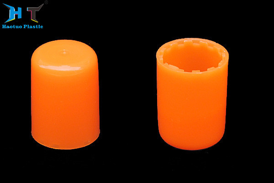 Solid Orange Plastic Bottle Screw Caps Cosmetic Cream Bottle Screw Lid