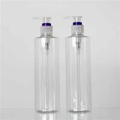 300ml Oval Shape Empty Lotion Customized Personal Care Plastic Bottle With Pump