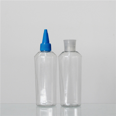 OEM 120ml Special-Shaped PET Plastic Cosmetic Packing Bottles With Lids