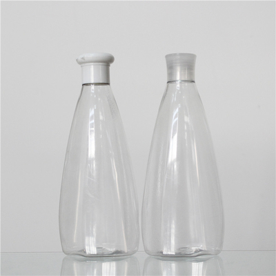 300ml Particular Shape PET Bottle With Screw Flip Top Lid For Cosmetic Container