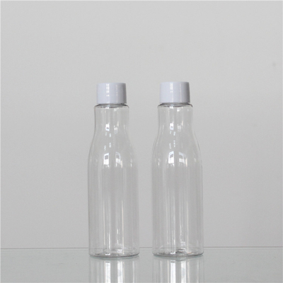 300ml Particular Shape PET Bottle With Screw Flip Top Lid For Cosmetic Container