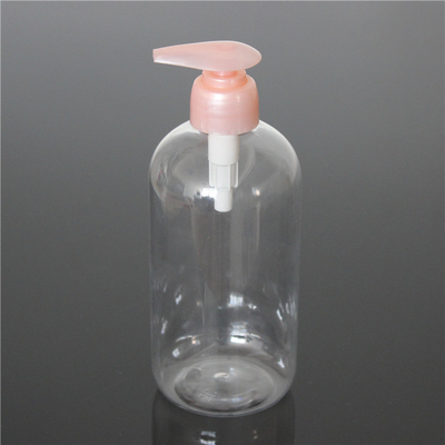 Clear Empty Plastic Cosmetic Bottles Hand Washing Bottles With Pump
