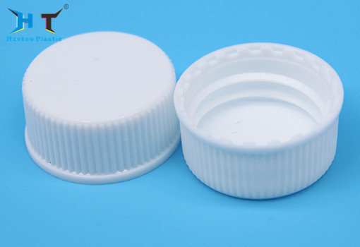 20 / 400 20 / 410 White Plastic Screw Caps , Bottle Top Lids No Obvious Odor
