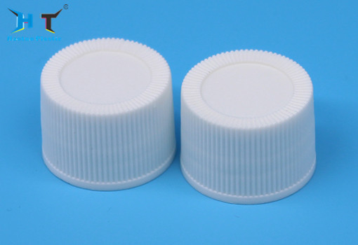 20 / 400 20 / 410 White Plastic Screw Caps , Bottle Top Lids No Obvious Odor