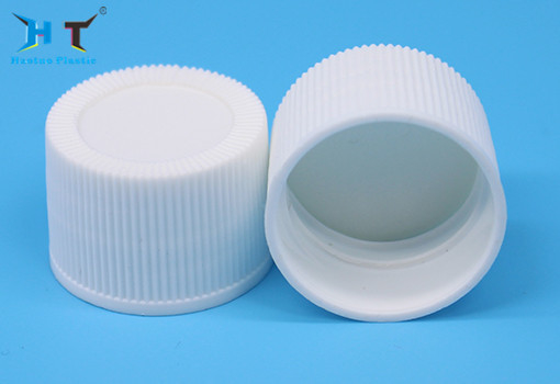 20 / 400 20 / 410 White Plastic Screw Caps , Bottle Top Lids No Obvious Odor