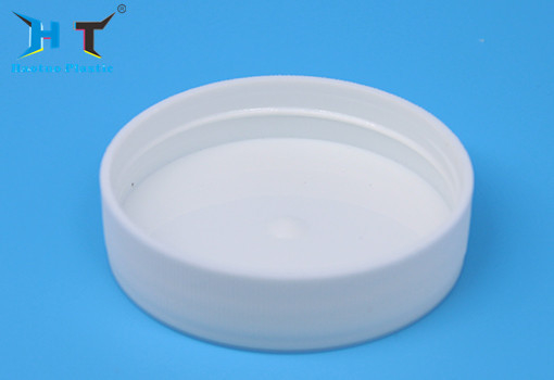 63/400 White Plastic Bottle Screw Caps , Screw Cap Lid No Obvious Odor