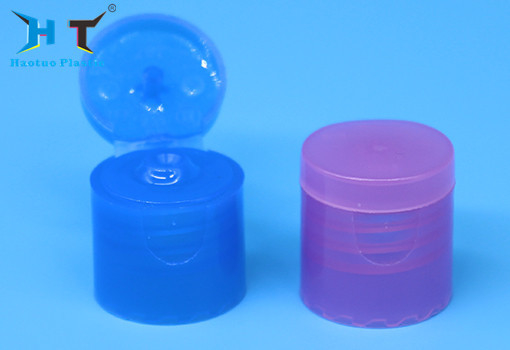 Polish Screw Flip Top Bottle Lids 18mm 18 / 410 For Cosmetic Bottle