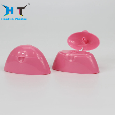 22 mm Flip Top Plastic Caps , Small Screw Cap With Round Top Cover