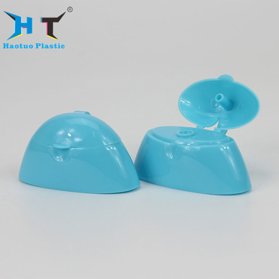22 mm Flip Top Plastic Caps , Small Screw Cap With Round Top Cover