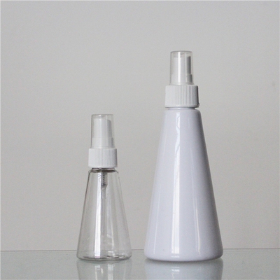 Dispenser Spray Plastic Cosmetic Bottles Taper Shape 60ml 120ml Any Color